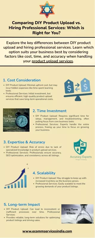 Comparing DIY Product Upload vs. Hiring Professional Services Which is Right for You