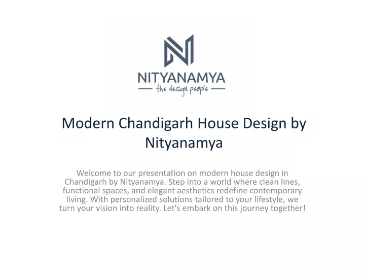 modern chandigarh house design by nityanamya