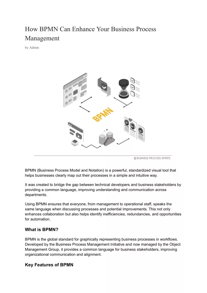 how bpmn can enhance your business process