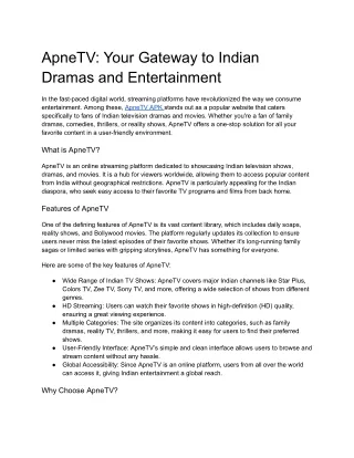 apnetv your gateway to indian dramas