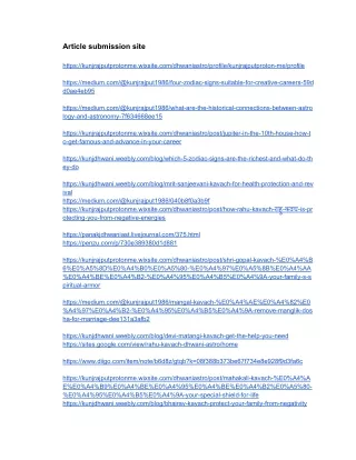 article submission site