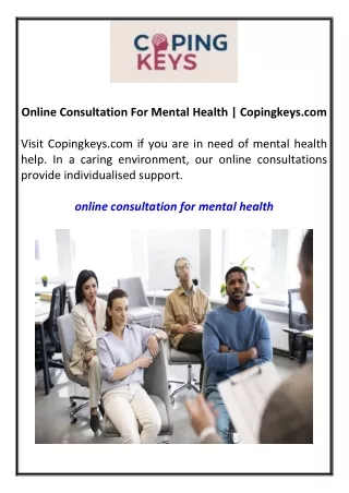 online consultation for mental health copingkeys