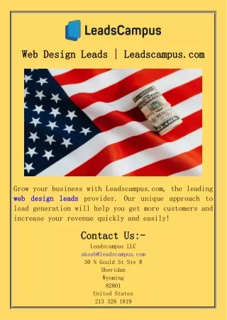 Web Design Leads  Leadscampus.com