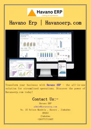 Havano Erp  Havanoerp.com