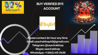 buy verified bybit account