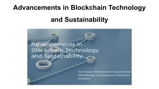 advancements in blockchain technology