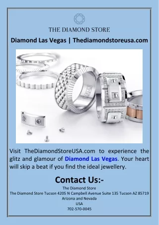 Diamond Las Vegas  Thediamondstoreusa.com