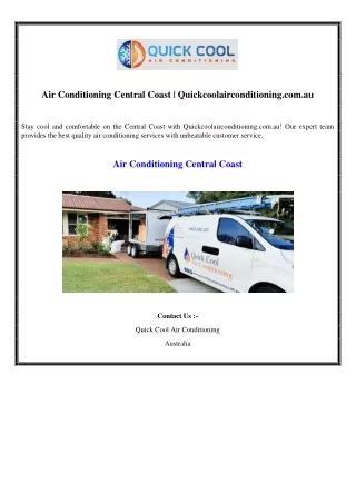 air conditioning central coast