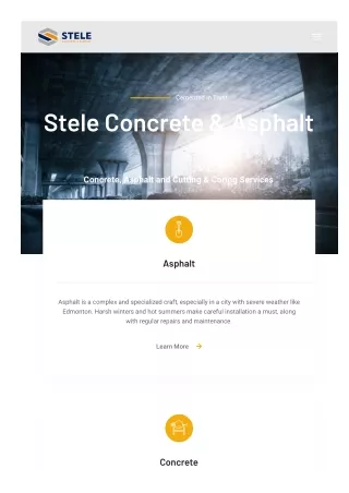 Stele Concrete and Asphalt Inc