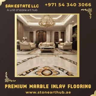 Premium Marble Inlay Flooring