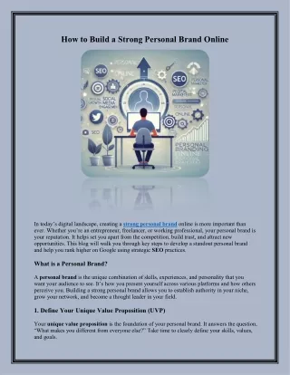 Unlock the Power of Personal Branding: Tips for Growing Your Online Presence