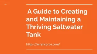 a guide to creating and maintaining a thriving
