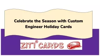 Celebrate the Season with Custom Engineer Holiday Cards