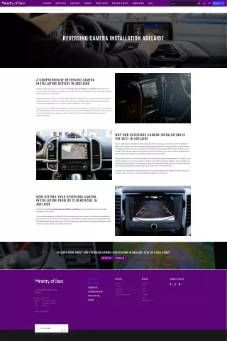 Reversing Camera Installation Adelaide