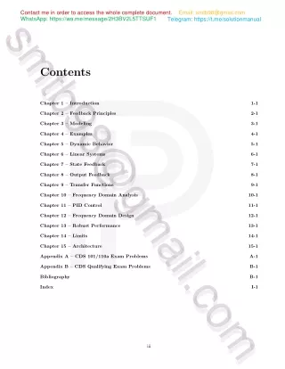 Solution Manual for Feedback Systems 2nd Edition by Astrom and Murray