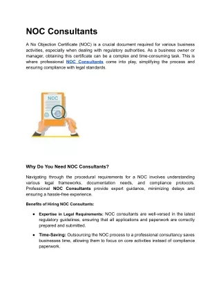 NOC Consultants