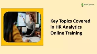 Key Topics Covered in HR Analytics Online Training