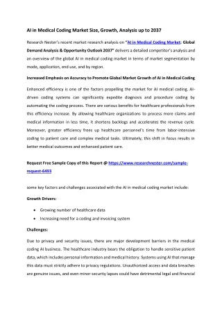 AI in Medical Coding Market Size 2037