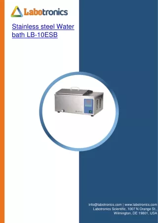 Stainless steel Water bath LB-10ESB