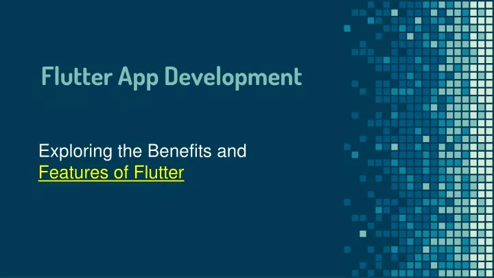 flutter app development