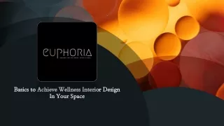 Basics to Achieve Wellness Interior Design In Your Space