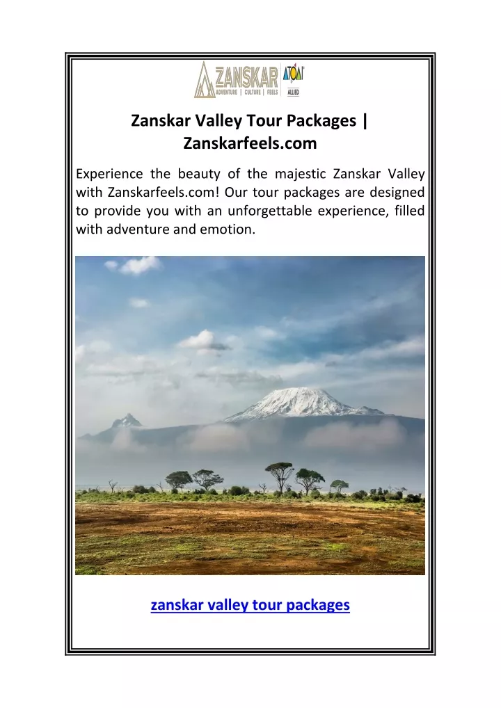 zanskar valley tour packages zanskarfeels com