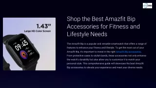 Shop the Best Amazfit Bip Accessories for Fitness and Lifestyle Needs