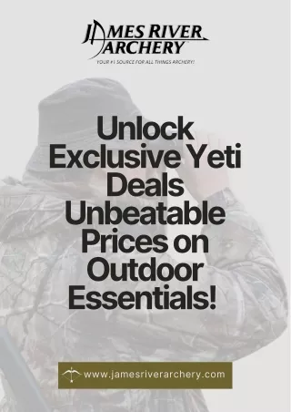 Unlock Exclusive Yeti Deals Unbeatable Prices on Outdoor Essentials!