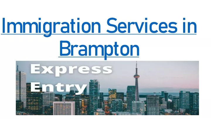 immigration services in brampton