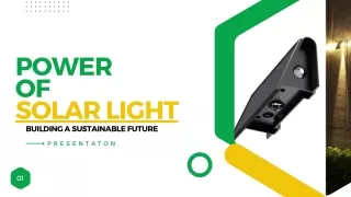 Power of solar light