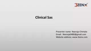 clinical sas
