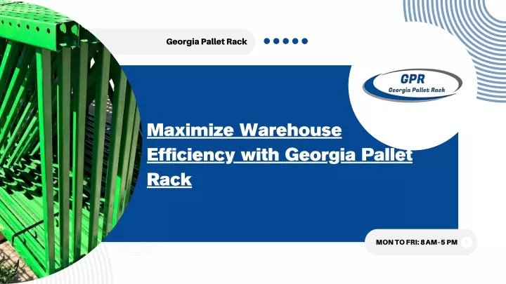 georgia pallet rack