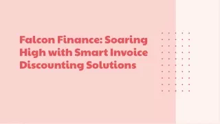 falcon finance soaring high with smart invoice