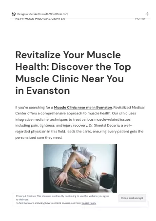 Revitalize Your Muscle Health: Discover the Top Muscle Clinic Near You in Evanst