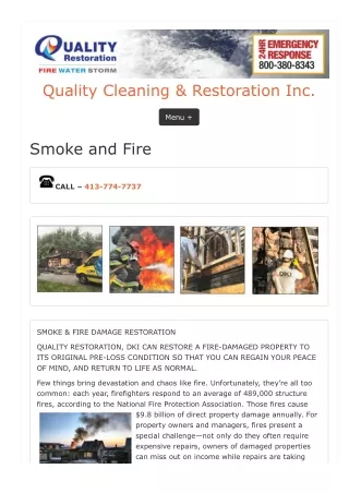 Smoke Damage Repair