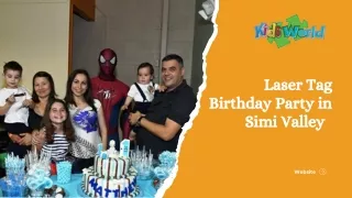 Laser Tag Birthday Party in Simi Valley with Kids World LA