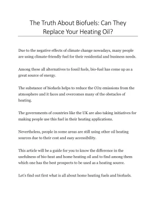 The Truth About Biofuels-Can They Replace Your Heating Oil.docx