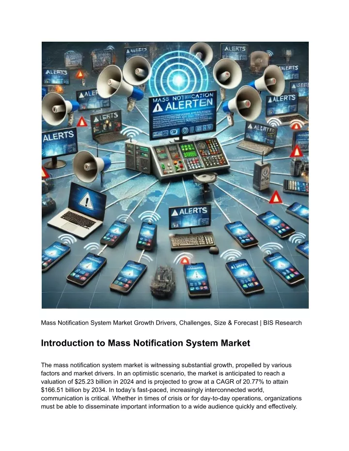 mass notification system market growth drivers