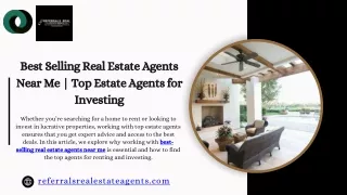 Discover Top Rated Real Estate Agents for Renting and Investing in Your Area