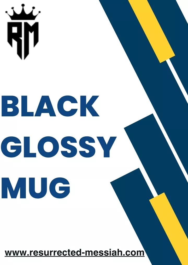 black glossy mug