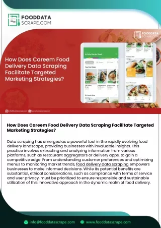 how does careem food delivery data scraping