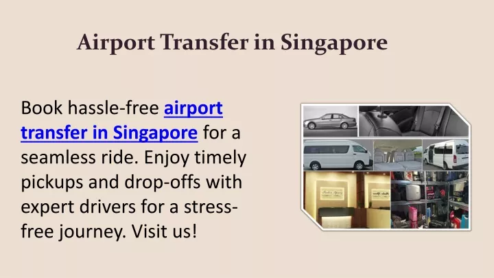 airport transfer in singapore