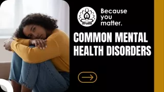 Common Mental Health Disorders