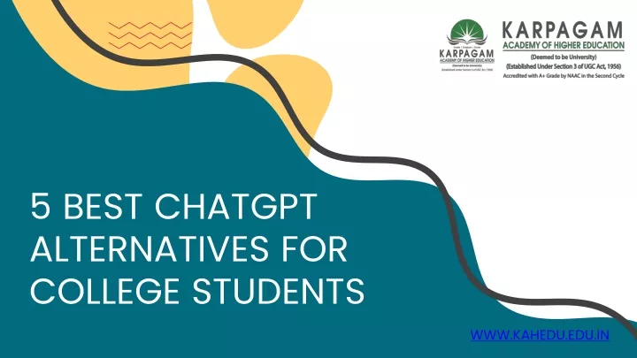 5 best chatgpt alternatives for college students