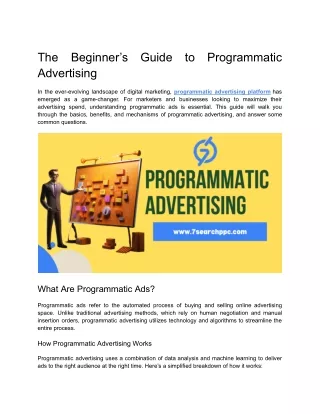 the advertising