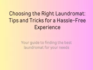 Laundromat in Brisbane