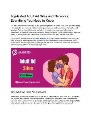 Top-Rated Adult Ad Sites and Networks_ Everything You Need to Know