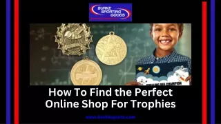 How To Find the Perfect Online Shop For Trophies