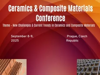 International Conference on Ceramics & Composite Materials