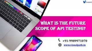 what is the future scope of api testing